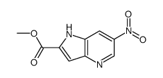 6-硝基-1H-吡咯并[3,2-b]吡啶-2-羧酸甲酯结构式