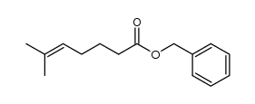 benzyl 6-methylhept-5-enoate结构式