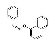 naphthalen-1-yloxy(phenyl)diazene结构式