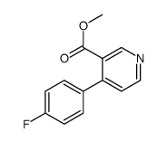 methyl 2-(4-fluorophenyl)pyridine-3-carboxylate结构式