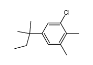 5-tert-amyl-3-chloro-o-xylene Structure