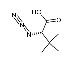 (S)-2-叠氮-3,3-二甲基丁酸结构式