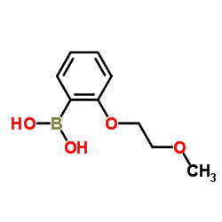 2-(2-甲氧基乙氧基)苯基硼酸结构式