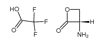 (S)-3-amino-2-oxetanone trifluoroacetic acid salt structure