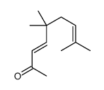 5,5,8-trimethylnona-3,7-dien-2-one结构式