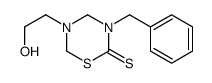 3-benzyl-5-(2-hydroxyethyl)-1,3,5-thiadiazinane-2-thione结构式