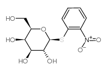 邻硝基苯基 BETA-D-硫代吡喃半乳糖苷结构式