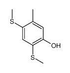 5-methyl-2,4-bis(methylsulfanyl)phenol结构式