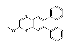 2-methoxy-1-methyl-6,7-diphenyl-2H-quinoxaline Structure