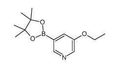 5-乙氧基吡啶-3-硼酸频那醇酯结构式