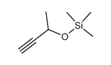 (but-3-yn-2-yloxy)trimethylsilane Structure