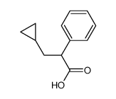 3-cyclopropyl-2-phenylpropanoic acid Structure