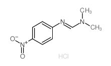 Methanimidamide,N,N-dimethyl-N'-(4-nitrophenyl)-, hydrochloride (1:1)结构式