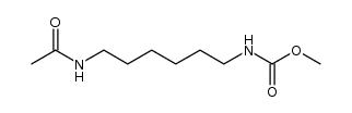 methyl 1,6-hexamethylenemonocarbamate monoacetamide结构式
