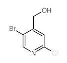 5-溴-2-氯-4-吡啶甲醇结构式