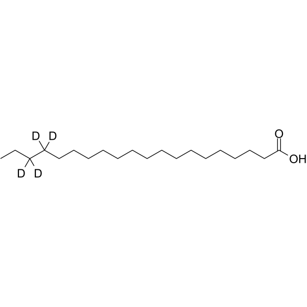 Arachidic acid-d4结构式