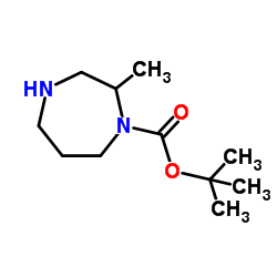 1-Boc-2-甲基-[1,4]二氮杂烷结构式