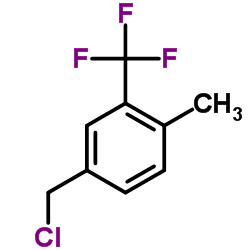 4-(chloromethyl)-1-methyl-2-(trifluoromethyl)benzene Structure