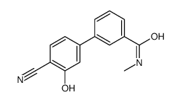 3-(4-cyano-3-hydroxyphenyl)-N-methylbenzamide结构式