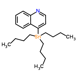 4-三丁基锡基喹啉结构式