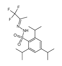 methyl trifluoromethyl ketone 2,4,6-triisopropylbenzenesulphonylhydrazone Structure