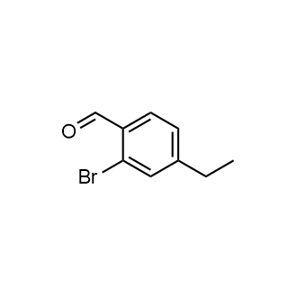 2-溴-4-乙基苯甲醛结构式