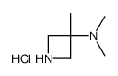 N,N,3-三甲基氮杂环丁烷-3-胺盐酸盐结构式