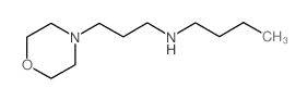 N-丁基-4-吗啉丙胺结构式