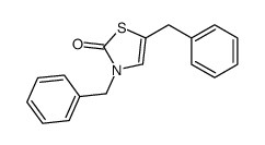 3,5-dibenzyl-1,3-thiazol-2-one结构式