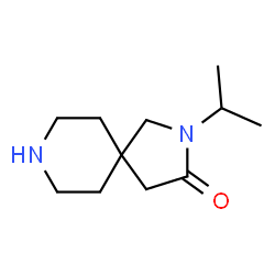 2-异丙基-2,8-二氮杂螺[4.5]癸烷-3-酮结构式
