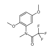 N-(2,5-dimethoxyphenyl)-2,2,2-trifluoro-N-methylacetamide结构式