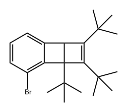 Tricyclo[4.4.0.02,5]deca-3,6,8,10-tetraene, 10-bromo-2,3,4-tris(1,1-dimethylethyl)- (9CI)结构式