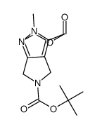 2-Methyl-2,6-dihydro-4H-pyrrolo[3,4-c]pyrazole-3,5-dicarboxylic acid 5-tert-butyl ester 3-ethyl ester Structure