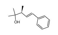 (S,E)-2,3-dimethyl-5-phenylpent-4-en-2-ol结构式