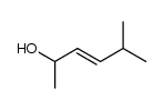 (rac,E)-5-methylhex-3-en-2-ol结构式
