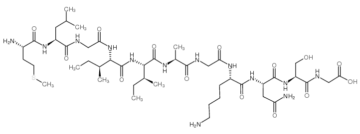 Amyloid β-Protein (35-25) trifluoroacetate salt Structure