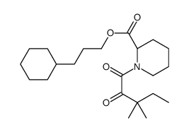 (S)-3-环己基1-(3,3-二甲基-2-氧代戊酰基)哌啶-2-羧酸丙酯结构式