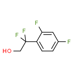 2-(2,4-二氟苯基)-2,2-二氟乙烷-1-醇结构式