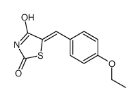 5-[(4-ethoxyphenyl)methylidene]-1,3-thiazolidine-2,4-dione结构式