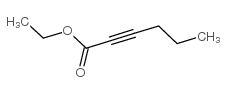 2-Hexynoicacid, ethyl ester Structure