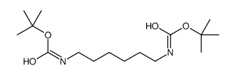 1,6-Bis(tert-butoxycarbonylamino)hexane结构式