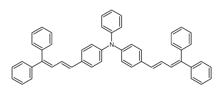 N,N-bis-4-(4,4-Diphenyl-1,3-butadienyl phenyl)phenylamine Structure