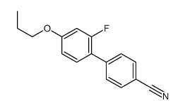 4-(2-fluoro-4-propoxyphenyl)benzonitrile Structure