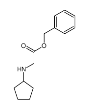 N-cyclopentylglycine benzyl ester结构式