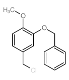 Benzene,4-(chloromethyl)-1-methoxy-2-(phenylmethoxy)-结构式