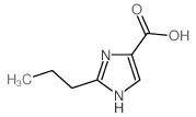(9ci)-2-丙基-1H-咪唑-4-羧酸结构式