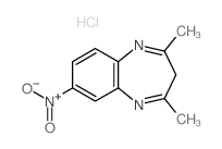 3,5-dimethyl-10-nitro-2,6-diazabicyclo[5.4.0]undeca-2,5,8,10,12-pentaene结构式