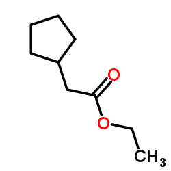 2-环戊基乙酸乙酯结构式