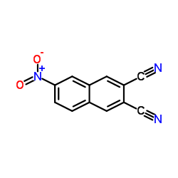2,3-二氰基-6-硝基萘结构式