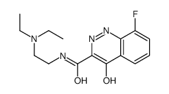 N-[2-(diethylamino)ethyl]-8-fluoro-4-oxo-1H-cinnoline-3-carboxamide Structure